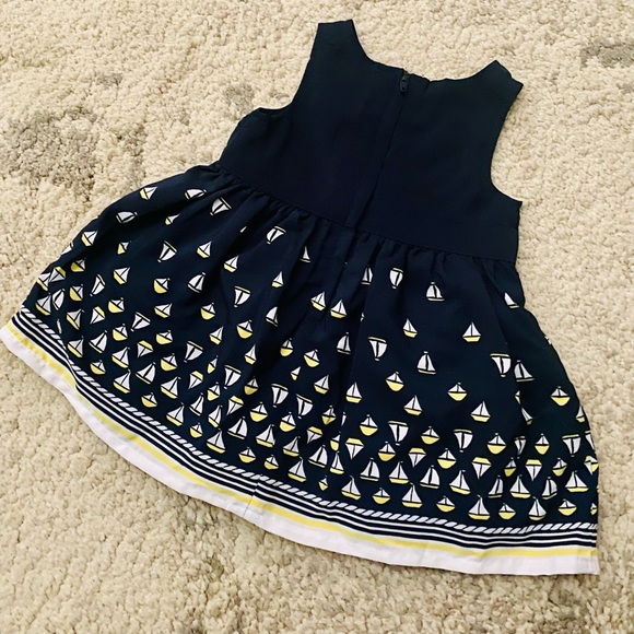 EUC Nautica Navy Blue Nautical Sailboat Dress - Picture 3 of 11